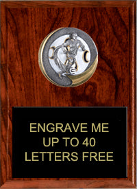 Soccer Motion Xtreme Plaque - Female [PMX810-SCF]