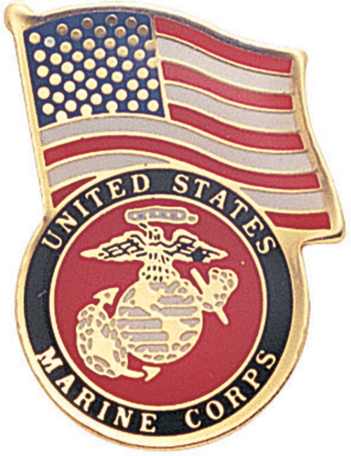 U.S. Marines Flag Pin [PCM-USA-157]