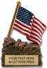 American Flag Resin Theme Trophy [SP476]