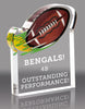 Football Splatters Acrylic Award- 3x4 inch [ASLM-34-FB-Q]