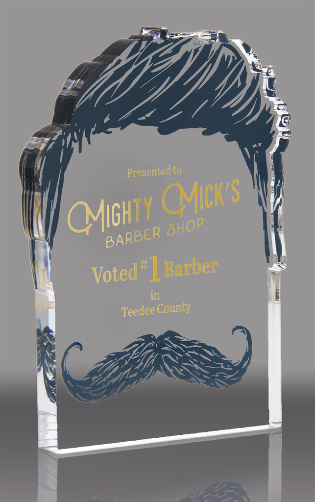 Custom Shaped Acrylic Award - 6 to 6.25 inch [AXSHP36-Q]