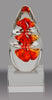 Red Egg-Shaped Art Glass Award 6