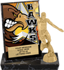 Hawks Mascot Billboard Plaque [PBB6-MSCT-HWK]