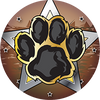 Mascots - Brown PAW Insert [TD-3202]