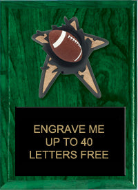 Football Spring Loaded Plaque [PRBI79-FB]