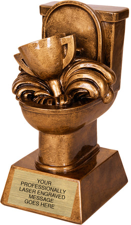 Antique Gold Toilet Loser Award [RTLT]
