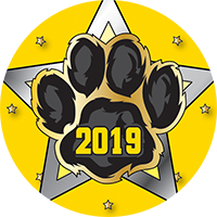 Paw- Yellow with Gold Insert [TD-4690]