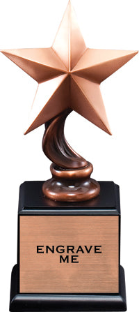 Star Shaped Bronze Electroplated Resin [BPRM-STR]