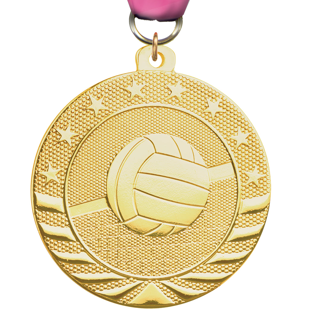 2" Volleyball Starbrite Medal [MJSB2-VB]