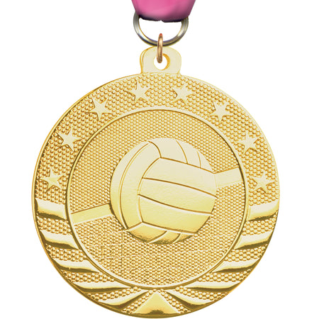 2" Volleyball Starbrite Medal [MJSB2-VB]