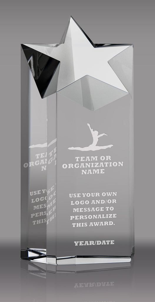 Optical Crystal Star Tower- 7.25 inch [CYSTRT-7-X]