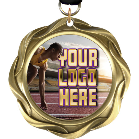 3" Custom Fusion Insert Medal [MXPFUS3]