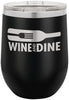 Polar Camel Vacuum Insulated Stemless Wine Glass - Black [SWGJ8-BLK]