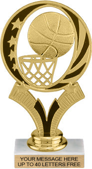 Basketball Midnight Star Theme Trophy [TJMS5-BK]