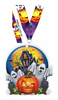 Halloween Pumpkin & Ghosts Colorix-M Acrylic Medal [MACR5-HLWN-PMP-Q]