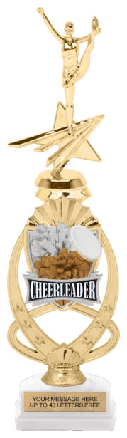 Cheer Meridian Sport Riser Trophy [TMMSR14-CH]