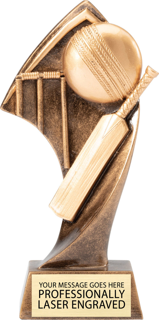 Cricket Twisted Resin Trophy [RM53-8-6]