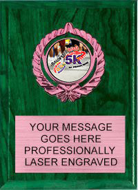 Custom Insert Plaques with Pink Insert Holders [6x8 7x9 8x10 & 9x12]