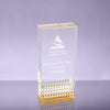 Gold Tribute Acrylic Award - 6 inch [AJTBT-6-G]