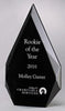 Flame Series Acrylic Award with Black Silk Screened Back [AT756-9]