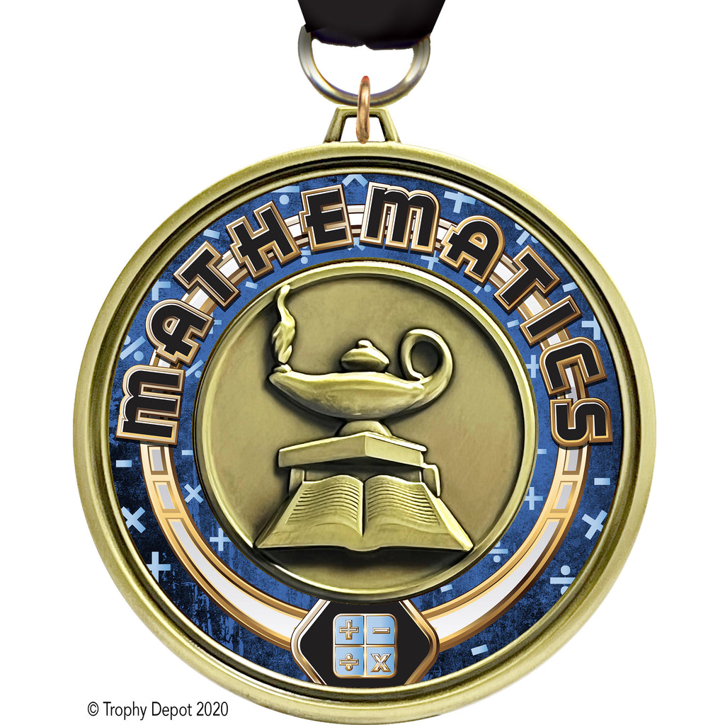 3" Eclipse Insert Medal - Mathematics - TD Exclusive! [MEL1-MT]