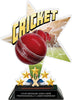 Cricket Shattered Star Colorix Acrylic Trophy- 8.5 inch [TACR85-STR-CRKT-Q]
