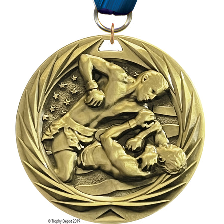Mixed Martial Arts MMA 2.75 inch Blade 3D Diecast Medal [MBD2-MMA]