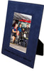 6.75 x 8.75 Blue Laserable Leatherette Picture Frame [PLLF46-646]