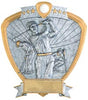 Golf Sport Legend Shield Resin Trophy - Male [RSLS-GLM]
