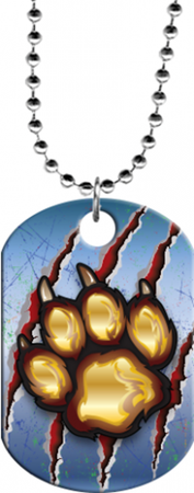 Paw Monster Dog Tag [DTXL-PAW]