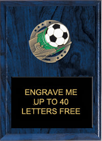 7"x9" Soccer Dimensional Color Plaque [PEM7-SC]