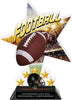 Football Shattered Star Colorix Acrylic Trophy- 8.5 inch [TACR85-STR-FB-Q]