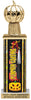 Halloween Pumpkin Carving Rectangle Column Trophy- 12 inch [TSQ12STK-PUCA]
