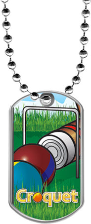 Croquet Dog Tags [DTLAM2-CRQT]
