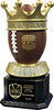 Crown of Champions Fantasy Football Trophy on Monument Base [RPFFBC-MD]