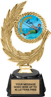 Feather Color Insert Trophy on Synthetic Regal Base [TRGi-M60]