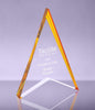 Spearhead Acrylic Award with Gold Reflective Accents - 7 inch [APSPR-7-GLD]