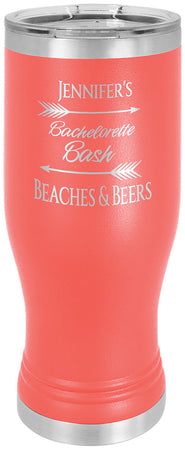 20 oz. Polar Camel Pilsner w/ Lid - Coral [PCJ9-87]