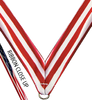 7/8 x 30 in. American Flag Sublimated Neck Ribbon [NKRB-4046]