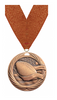 Flag Football 2.75 inch Blade 3D Diecast Medal [MBD2-FLGFB]
