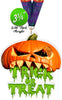 Halloween Jack-O-Lantern Trick or Treat Acrylic Medal -  3.75 inch [MACR375-HLWN-JAKTRT-Q]