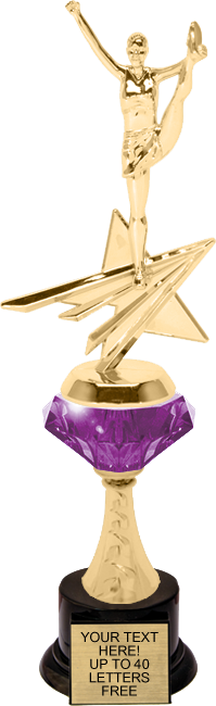 Cheer Rising Star Diamond Riser Trophy [TRDDRSS-11-CH]