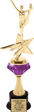 Cheer Rising Star Diamond Riser Trophy [TRDDRSS-11-CH]