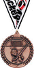 2.75 in Hockey Wreath Framed Medal- Bronze [M311-HK-B]