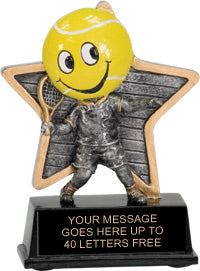 Tennis LittlePals Resin Trophy [RJLP5-TN]