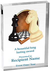 Chess Vibrix Acrylic Award [A46BV-CS]