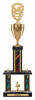 Two-Post Trophy w/ Rectangle/Oval Center Column w/ Cup [T3MC6]