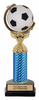 Spinning Squeezable Soccer Ball Trophy [TSFB9-SC]