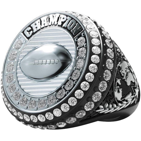 Football World Class Champion Ring - Black Nickel [RSWCG-FB-CMHP-K]