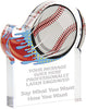 Baseball Splatters Acrylic Award- 3x4 inch [ASLM-34-BS-Q]